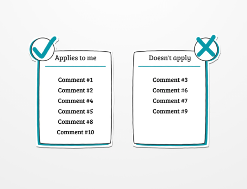 Using feedback that isn’t just for you